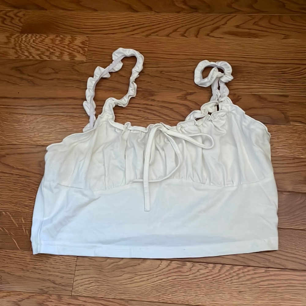 White Crop Top